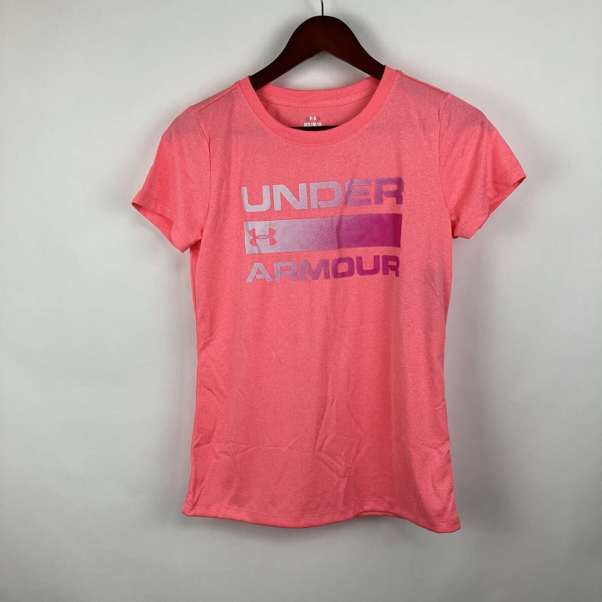 UNDER ARMOUR アンダーアーマー 半袖Tシャツ Tシャツ ヒートギア メッシュ半袖Tシャツ ドライ 速乾 半袖 レディース Mサイズ MD M拍卖