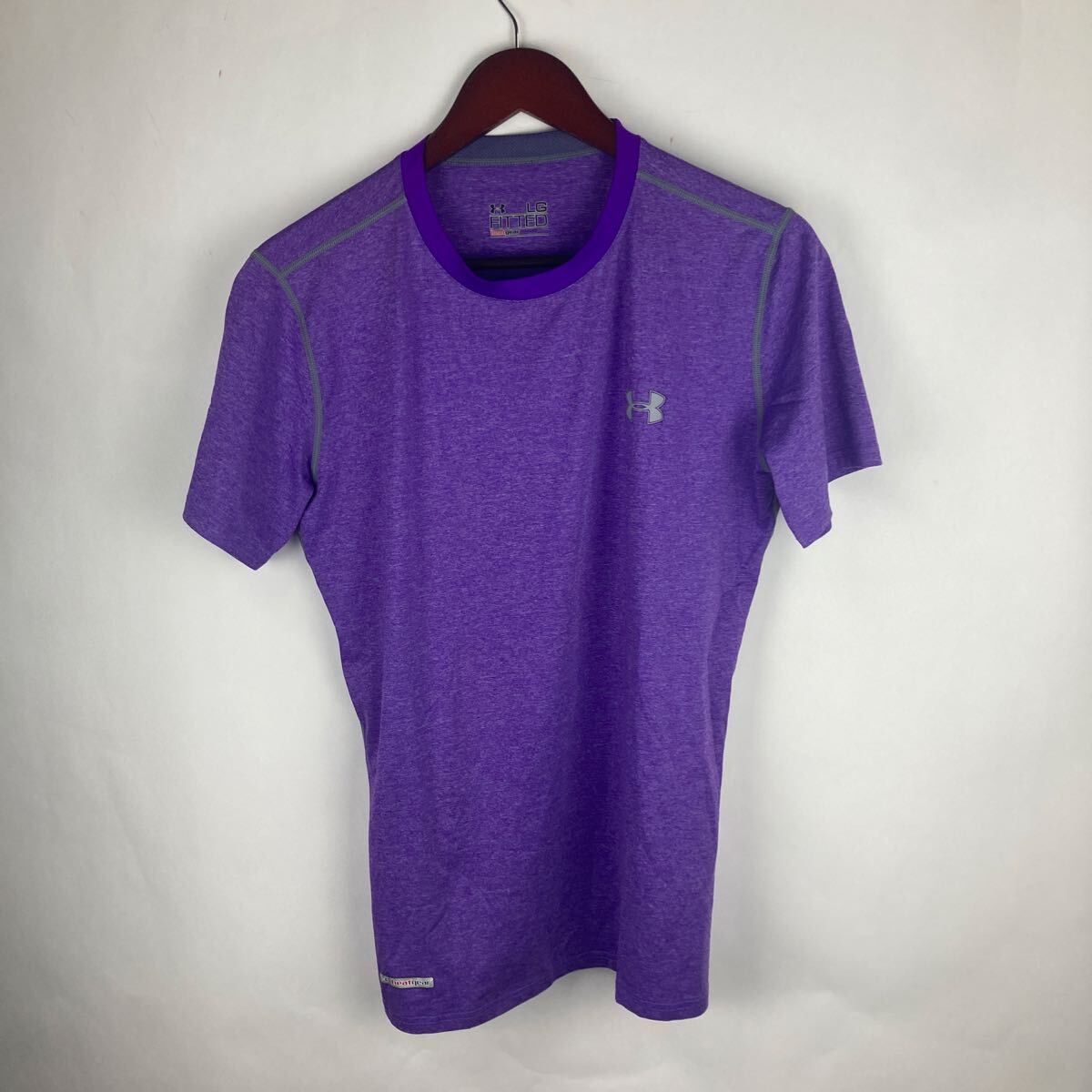 UNDER ARMOUR アンダーアーマー L パープル Tシャツ パープル系 半袖 半袖Tシャツ トレーニングシャツ スポーツウェア拍卖