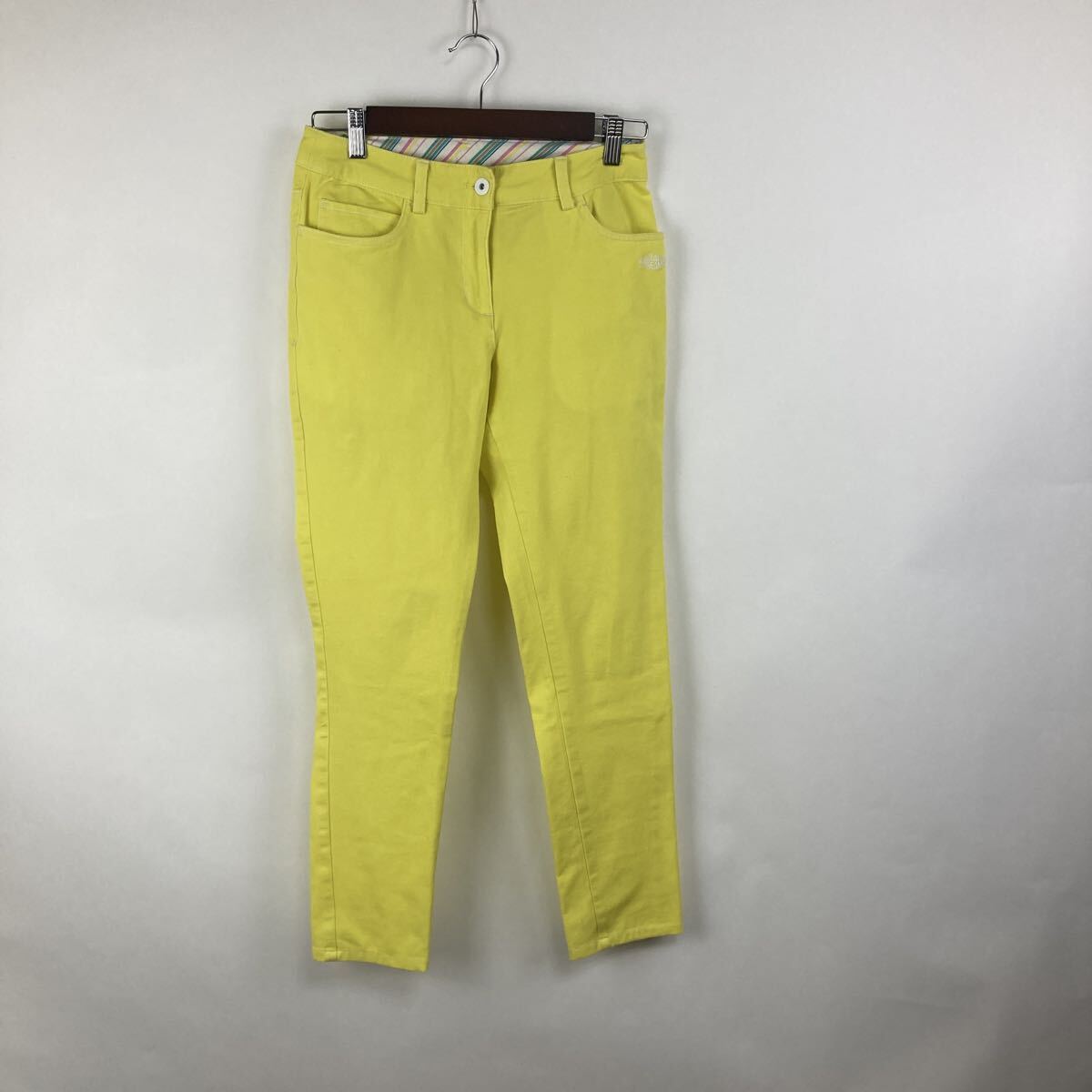 Callaway キャロウェイ パンツ イエロー イエロー系 ゴルフウェア ストレッチパンツ ロングパンツ カラーパンツ ゴルフ 激安古着 古着卸拍卖