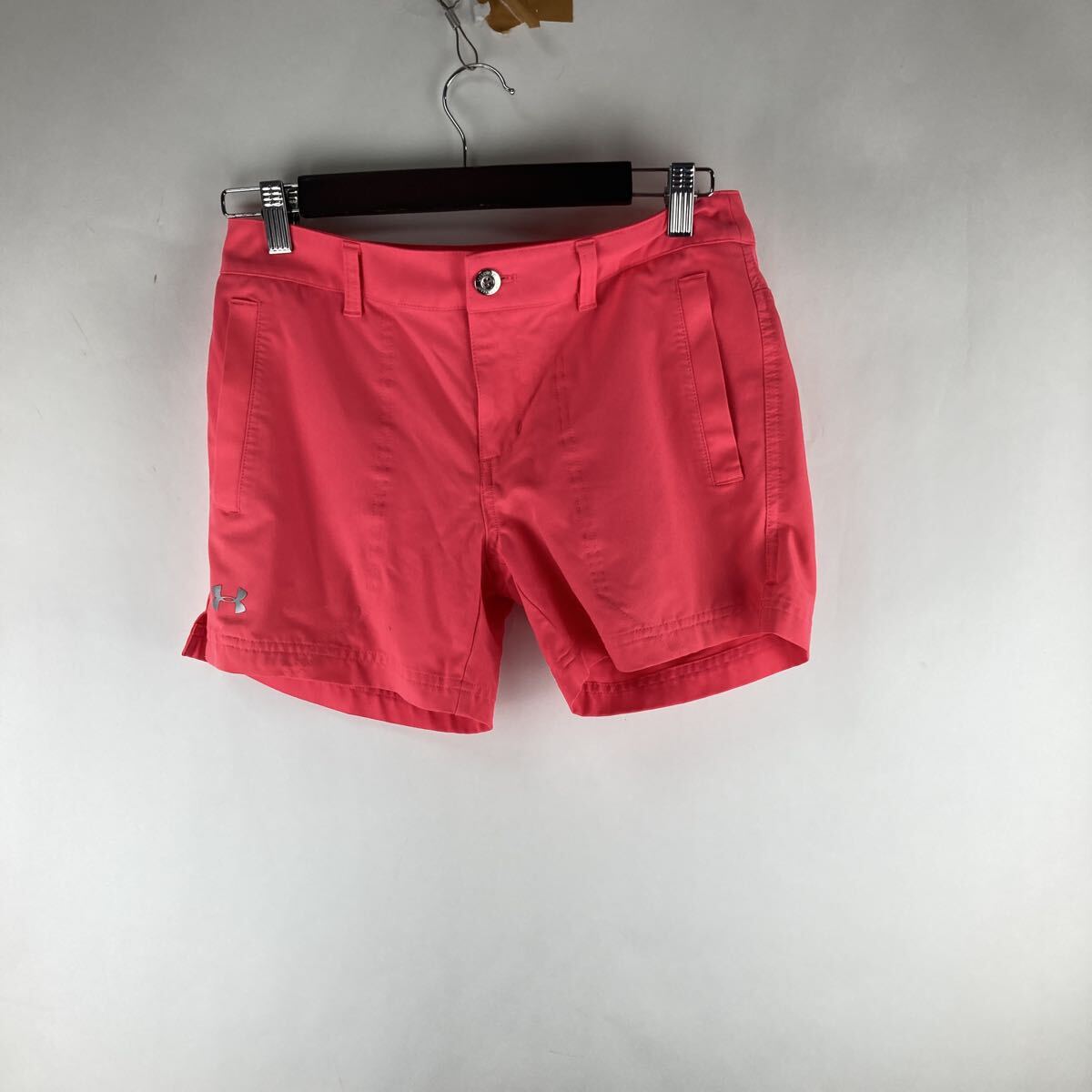 アンダーアーマー UNDER ARMOUR ハーフパンツ ゴルフ M ショーツ GOLF ピンク ショートパンツ ゴルフ用品 スポーツウェア拍卖