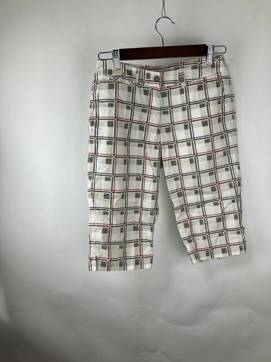 ルコックスポルティフ ハーフパンツ ショートパンツ チェック ゴルフ GOLF チェック柄 白 アルマーニエクスチェンジ拍卖