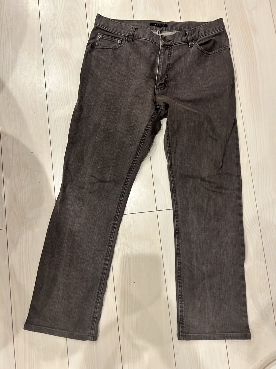 中古品 theory セオリー メンズ ストレートデニム ストレートジーンズ拍卖