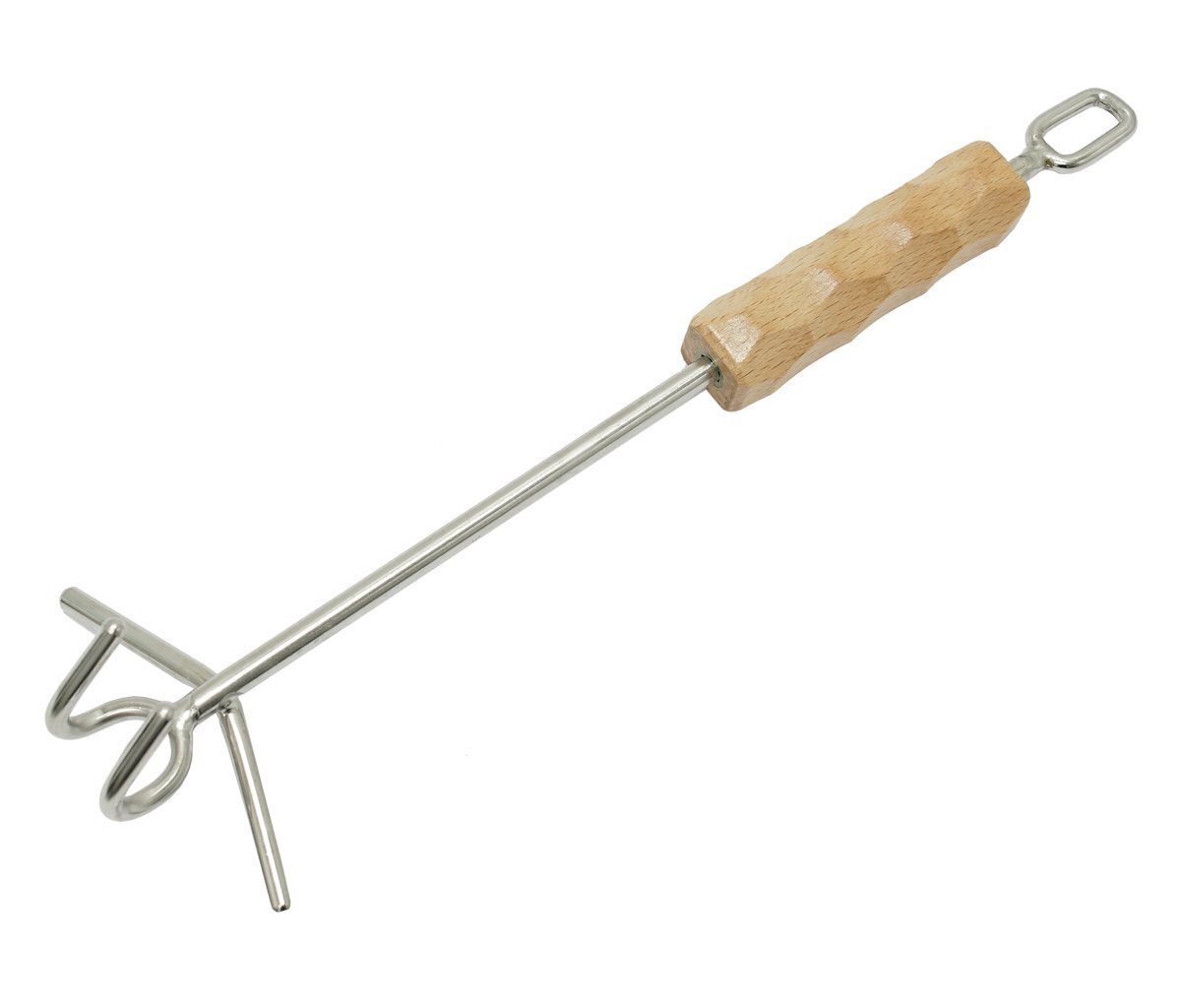 在庫処分 SALE ダッチオーブン ステンレスリフター リッドリフター 36cm 木製ハンドル ステンレス製 RS70拍卖