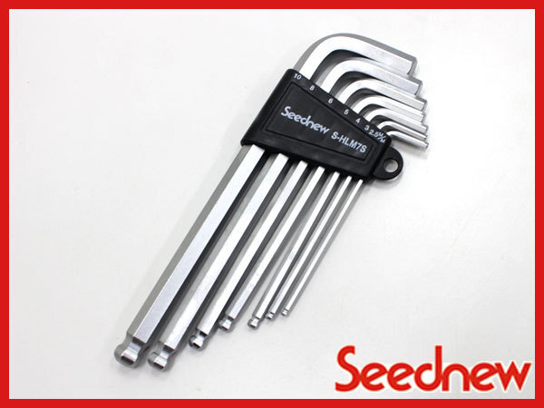 SALE ボールポイント ヘクスキーレンチセット 7本組 ヘックスレンチ ヘキサゴンレンチ L型 六角 Seednew シーズニュー S-HL7S 残3拍卖