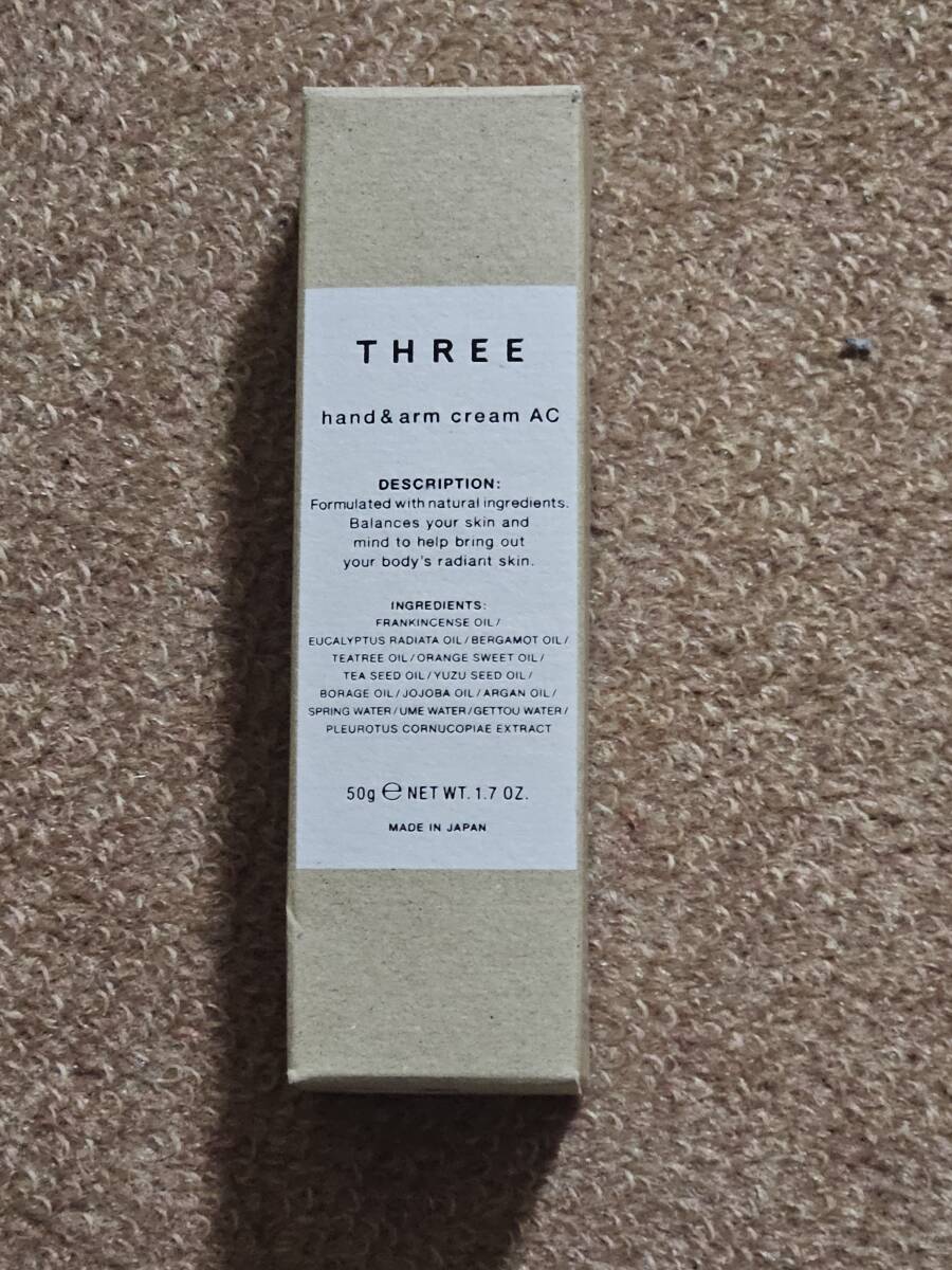 THREE(スリー) ハンドクリーム ハンド&アーム クリーム A CR 50g 未使用拍卖