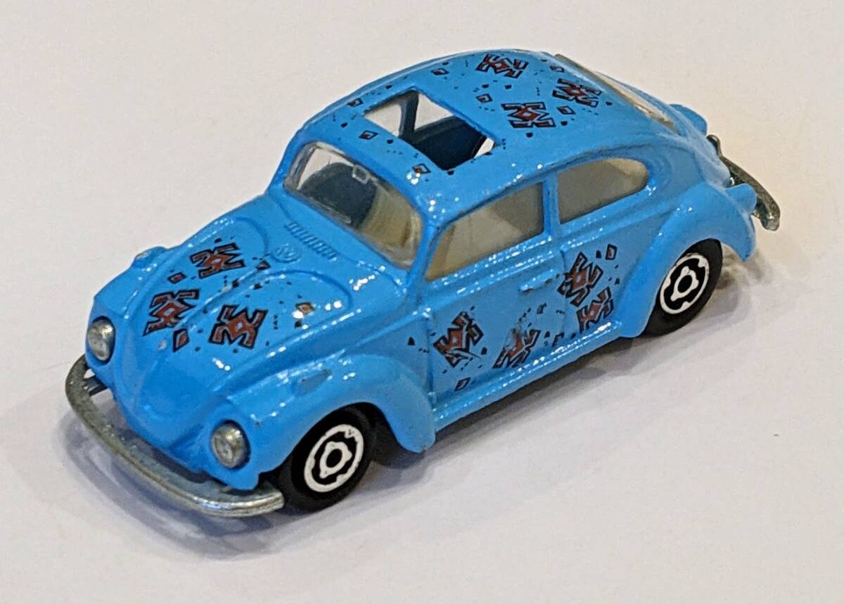 マジョレット フォルクスワーゲン ビートル VW 1302 水色 柄 1/60拍卖