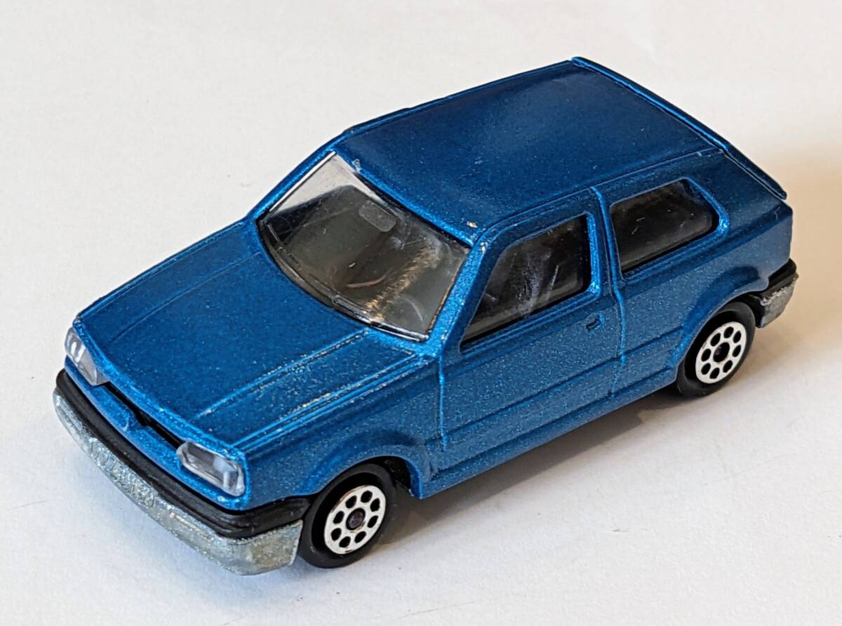 マジョレット フォルクスワーゲン ゴルフⅢ VW 青 1/55拍卖