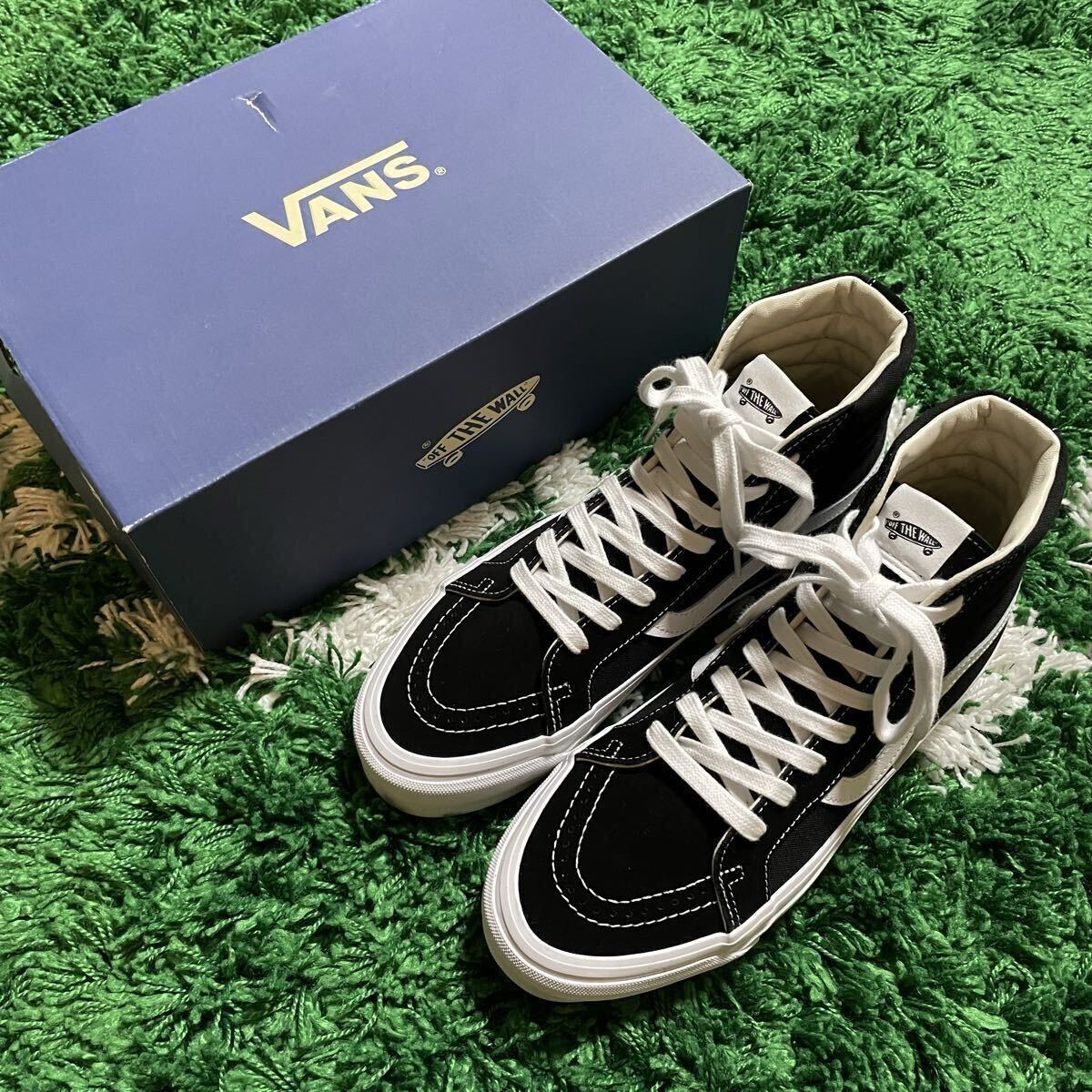 VANS PREMIUM Sk8-Hi Reissue 38 Black VN000CR0BA2 バンズ ヴァンズ プレミアム スケートハイ ハイカット スニーカー 黒 メンズ シューズ拍卖