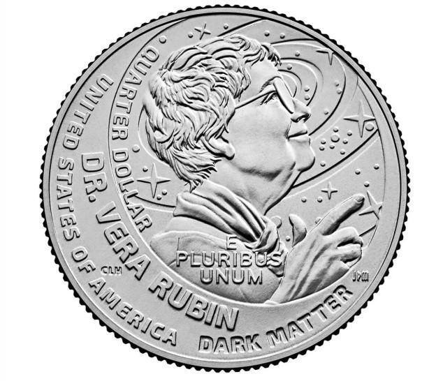 ★1枚の価格★ アメリカ人女性25セント硬貨プログラム ヴェラ・クーパー・ルービン拍卖