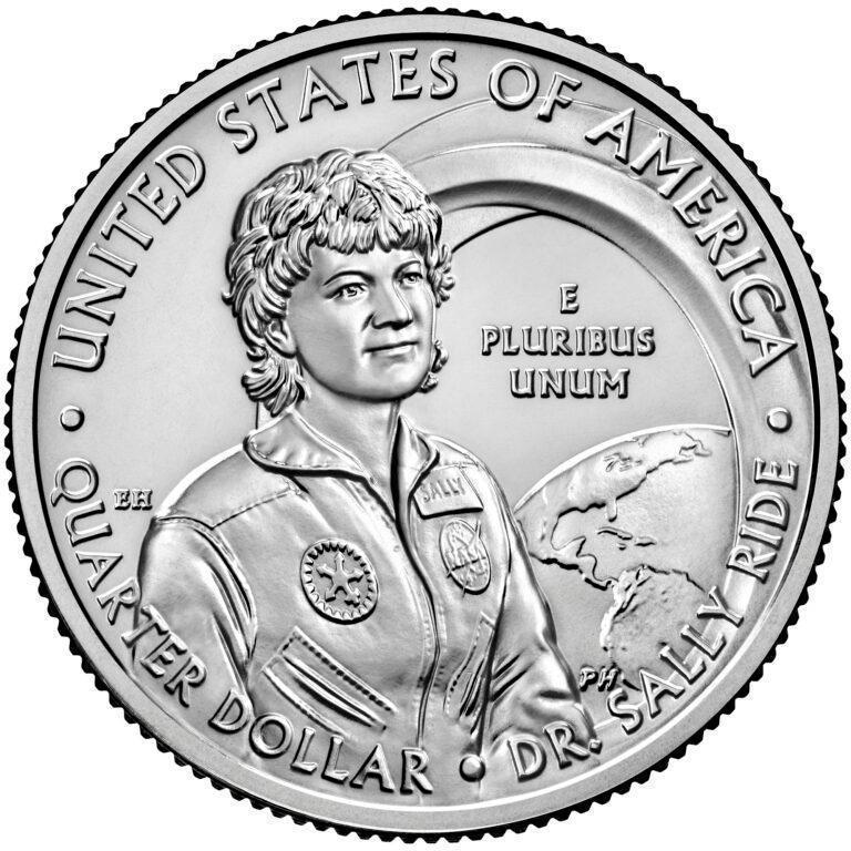 ★1枚の価格★ アメリカ人女性25セント硬貨プログラム サリー・ライド拍卖