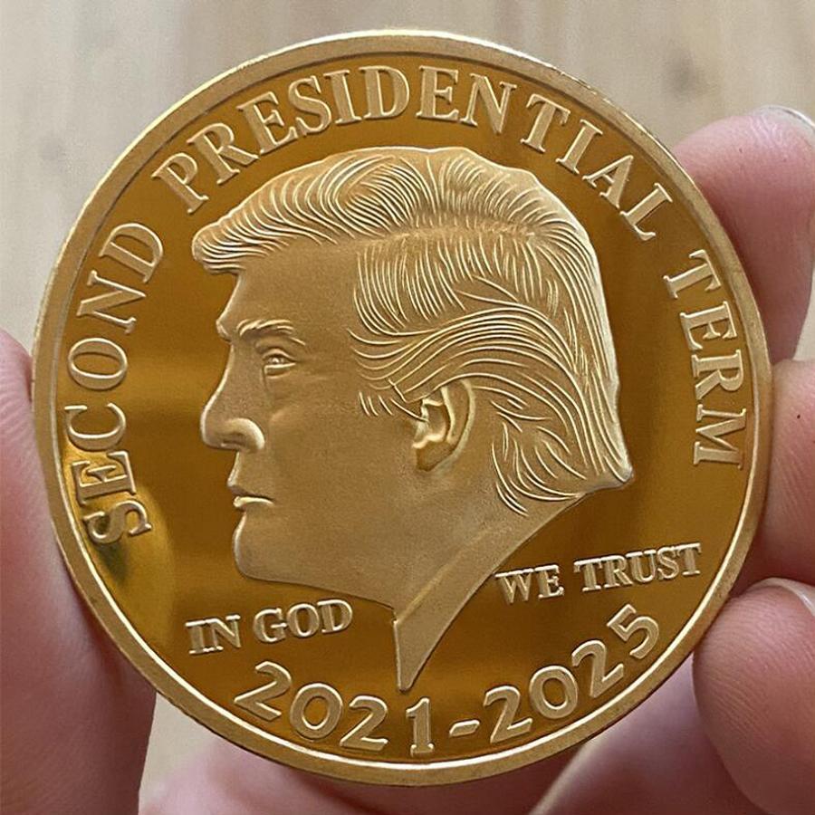アメリカ ドナルド トランプ 大統領 コイン お土産品 グリーンマーカーにも☆ 2021-2025年拍卖