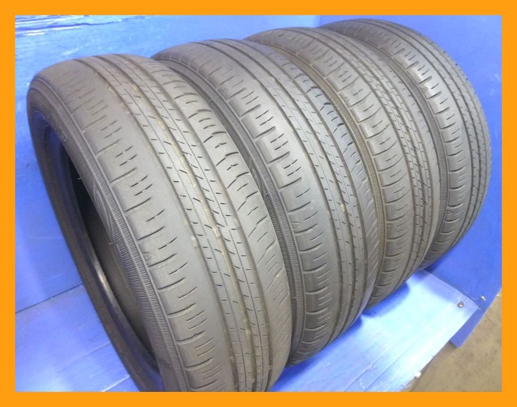 2021年製 6-7分山 4本セット ダンロップ ★ エナセーブ EC300+ 【155/65R14】 4本★QJ0909 ワゴンR N-BOX拍卖