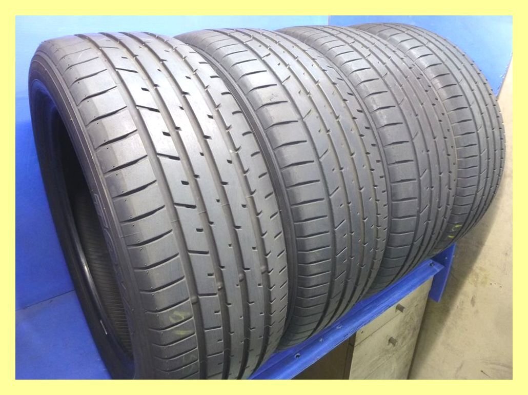 訳あり 2022-2023年製 8-9分山 4本セット トーヨー ★ プロクセス R46A 【225/55R19】 4本★QJ0929 CX-5 ハリアー レクサス拍卖