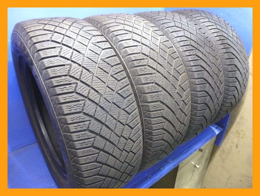 7-8分山 4本セット コンチネンタル ★ バイキングコンタクト7 【225/60R17】 4本★QJ0936 アルファード拍卖