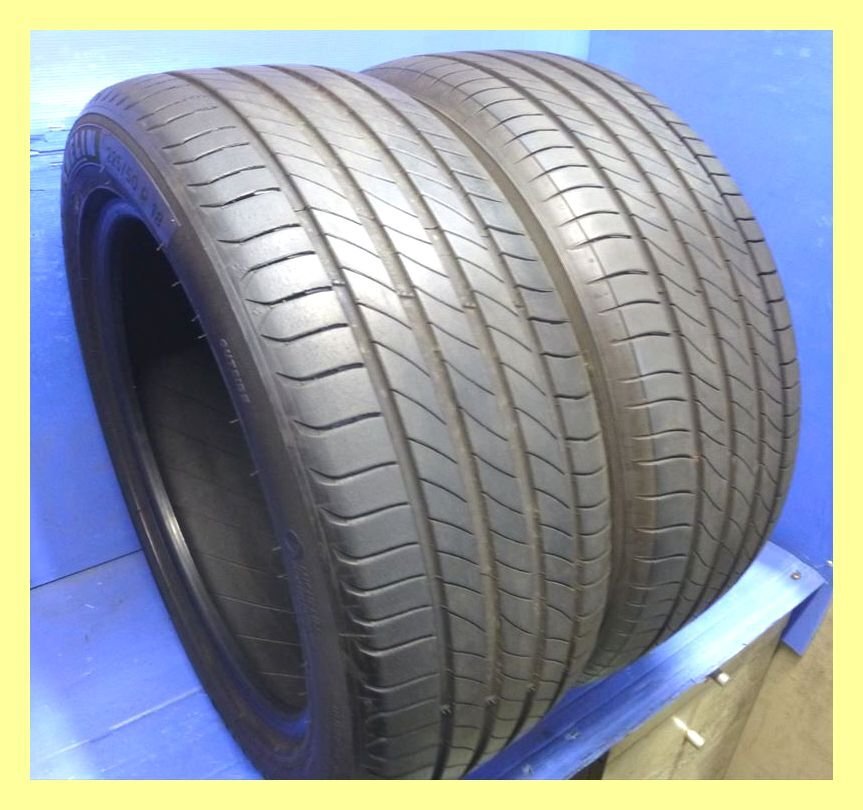 2021年製 7-8分山 2本セット 高級 ミシュラン ★ プライマシー4 【225/50R18】 2本★QJ0930 オデッセイ C-HR ヴェゼル拍卖