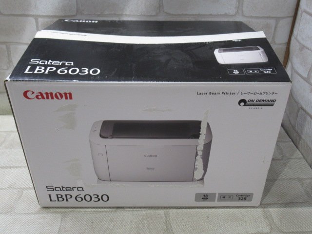 新DCE 1276♪ 未使用品 CANON【 LBP6030 】キャノン Satera コンパクトA4モノクロレーザープリンター拍卖