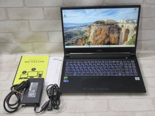 AU0304 Ω 新DCN 2998m 保証有 mouse G-Tune E5-CML【 Win11 Pro / i7-10750H / 16.0GB / SSD:512GB 】GeForce GTX 1660 Ti AC付拍卖