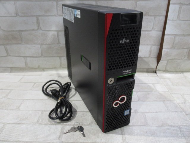 AJ0656 Ω 新DCD 3662♪ 保証有 富士通【 PRIMERGY TX1320 M4 】【 OS無 / Xeon E-2224 3.4GHz / 500GB SATA 3.5インチ×2 / 16.0GB 】鍵付拍卖