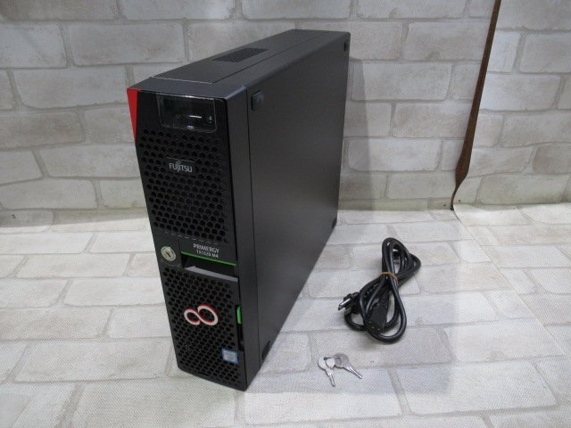 AJ0792 Ω 新DCD 3663♪ 保証有 富士通【 PRIMERGY TX1320 M4 】【 OS無 / Xeon E-2224 3.4GHz / 1.2TB SAS 2.5インチ×2 / 16.0GB 】鍵付拍卖