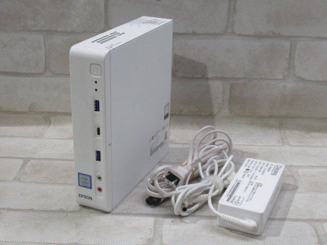 AJ0671 Ω 新DCD 3700m EPSON【 Endeavor ST190E 】小型PC【 Win11 Pro / i3-8100T / 8.00GB / SSD:500GB 】拍卖