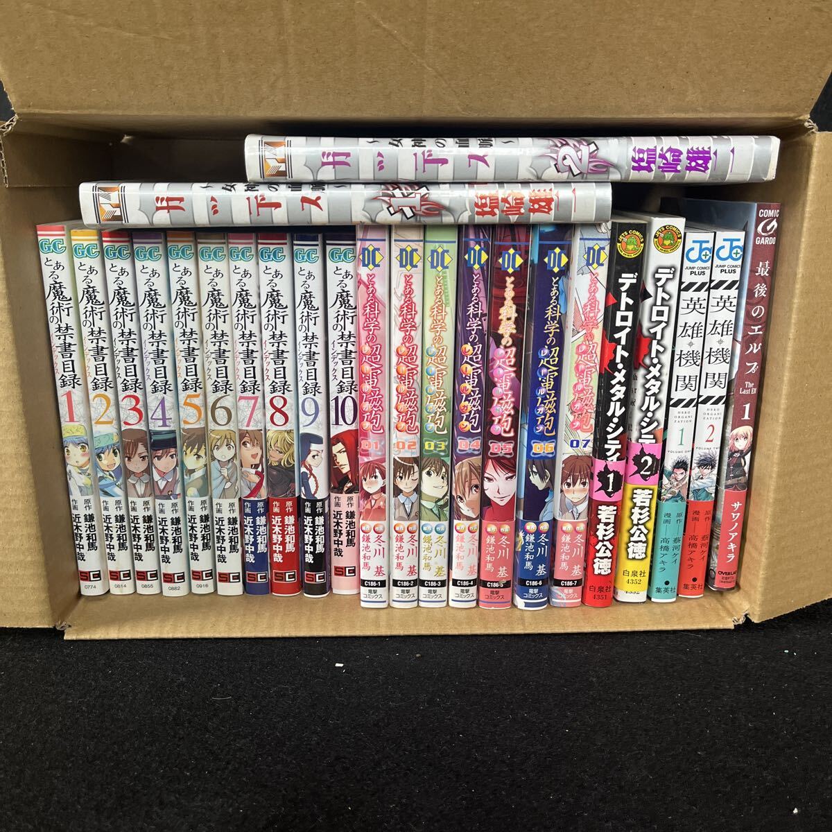 とある魔術の禁書目録インデックス とある科学の超電磁砲レールガンデトロイトメタルシティ英雄機関最後のエルフガッデスまとめ売り拍卖