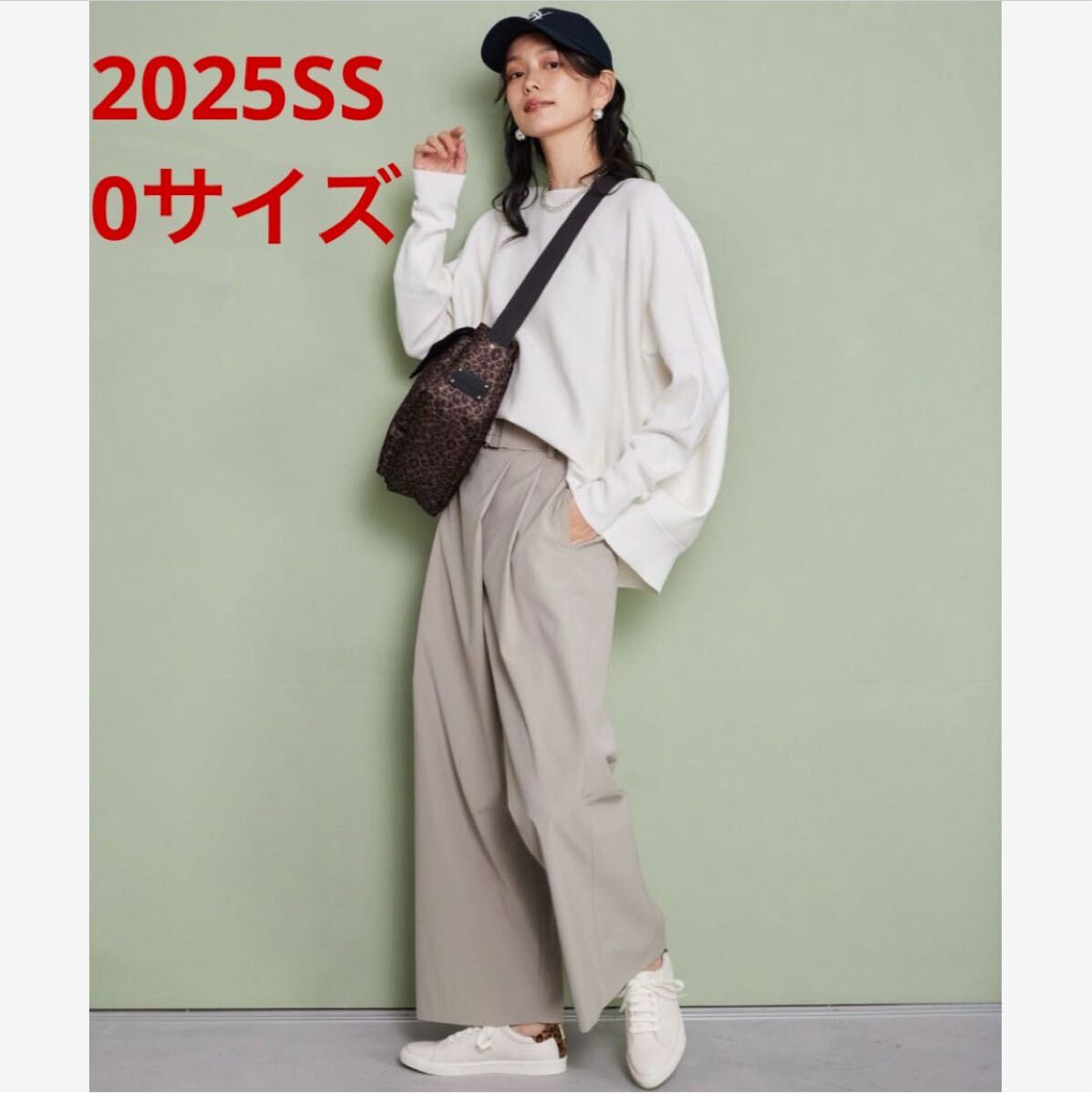 未使用*BARNYARDSTORM ラップワイドパンツ 上品 ベージュ拍卖