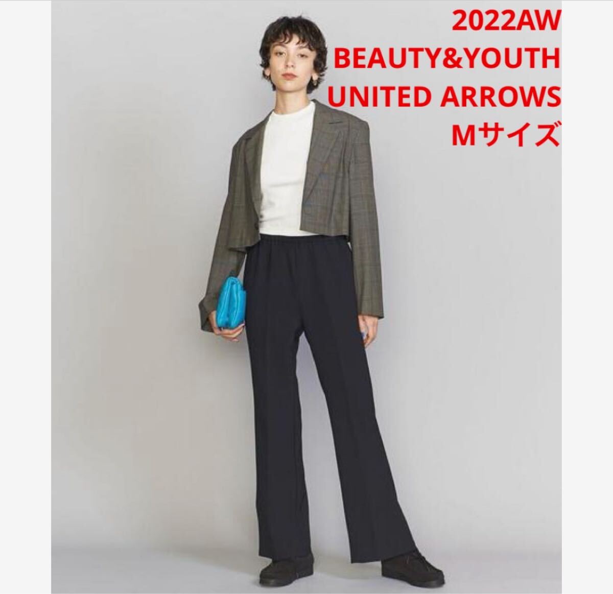 ほぼ新品*BEAUTY&YOUTH UNITED ARROWS フレアパンツ黒M拍卖