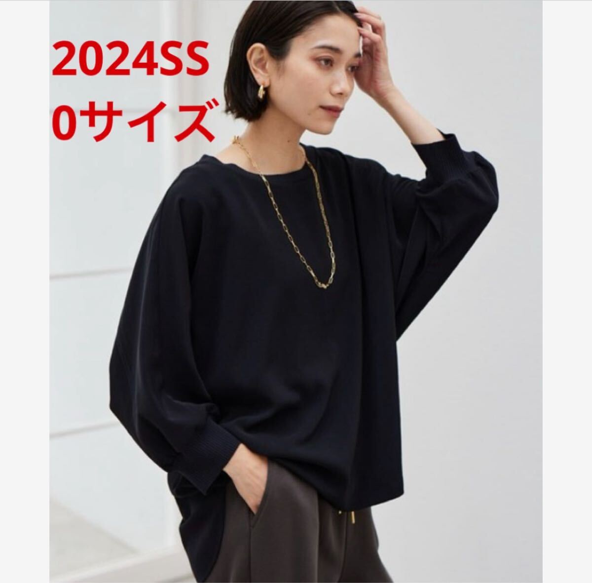 未使用*BARNYARDSTORM ドルマンダブルクロスプルオーバー 上質 黒拍卖