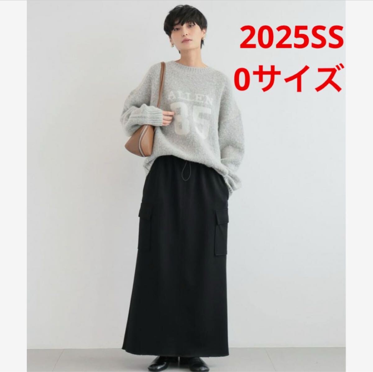 未使用*BARNYARDSTORM ボンディングカーゴスカート上品見え 黒拍卖