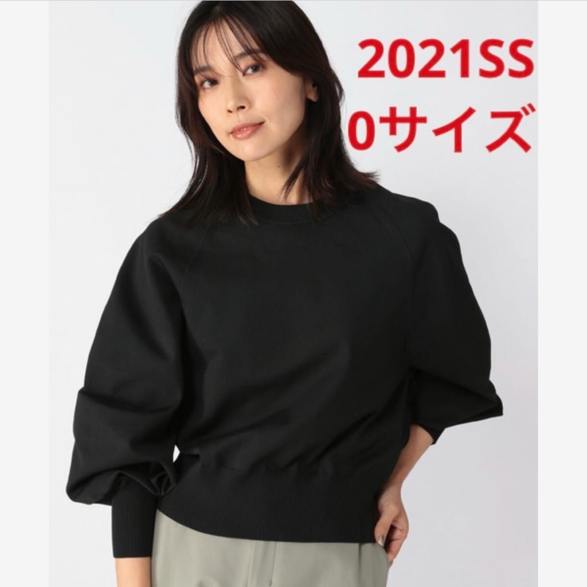 未使用*BARNYARDSTORM カーブスリーブニット 上品見え 黒 拍卖