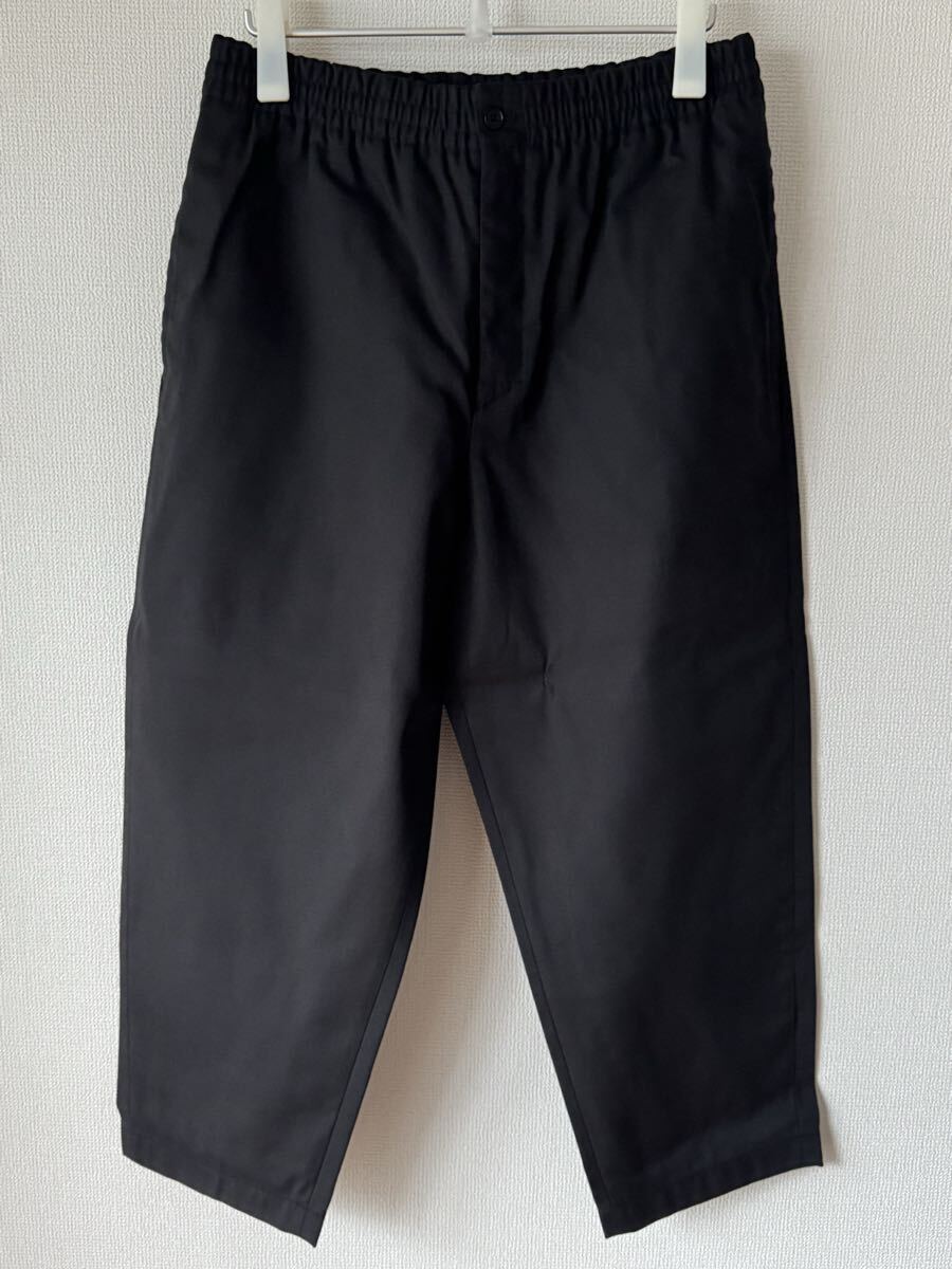 新品正規品HERMES Wide Tapered Easy Pants エルメスワイドテーパードイージーパンツブラック黒46拍卖