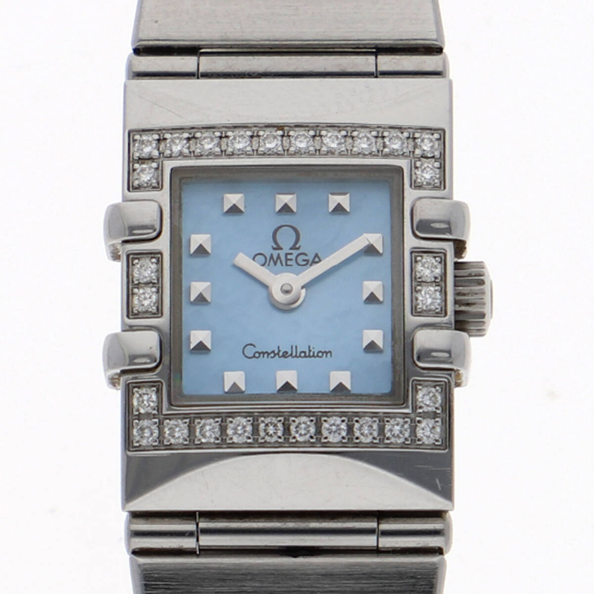 OMEGA オメガ 1535.74 コンステレーション ブルーシェルダイヤル SS クオーツ レディース【136169】拍卖
