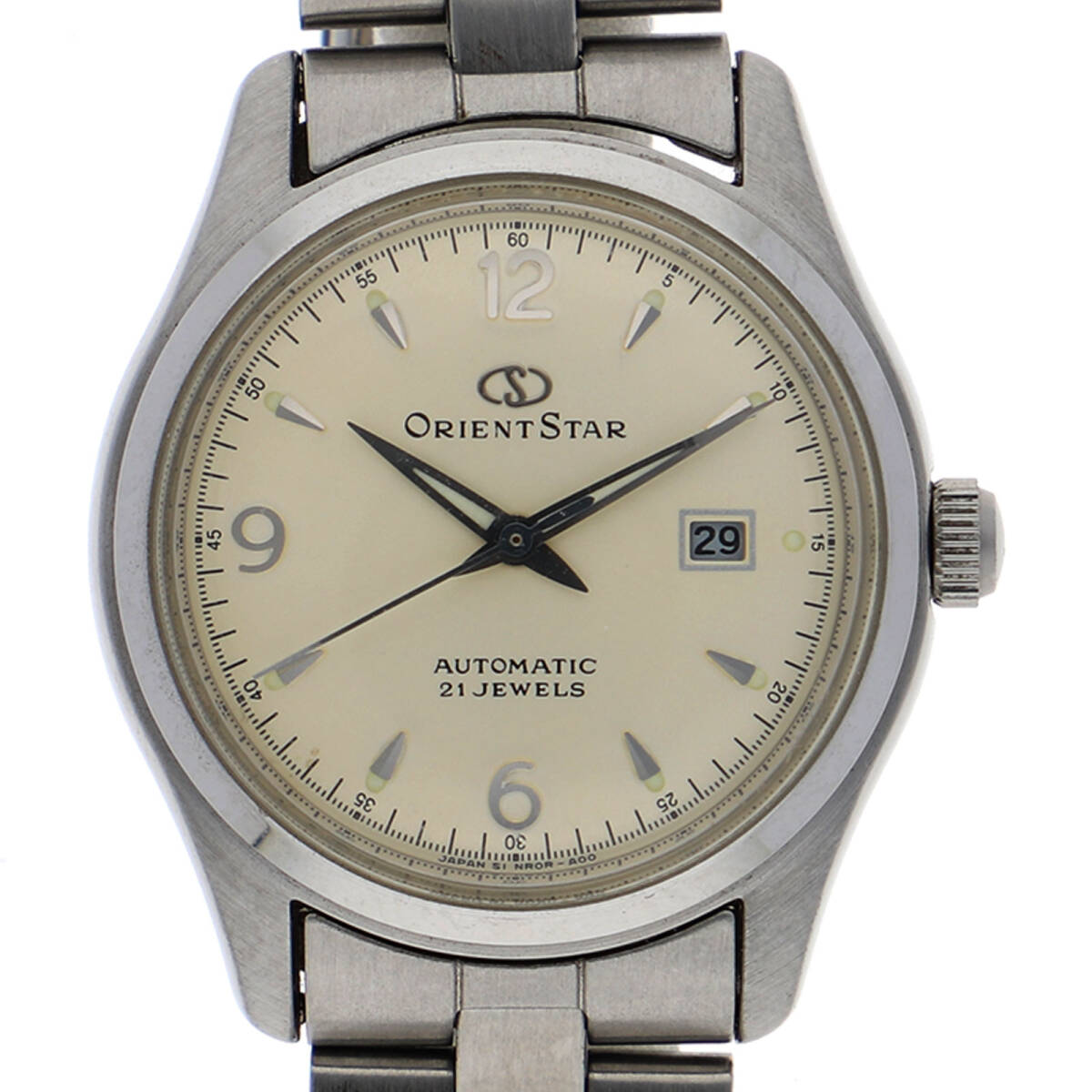 ORIENT オリエント NROR-Q0 シルバーダイヤル SS 自動巻き レディース【136332】拍卖