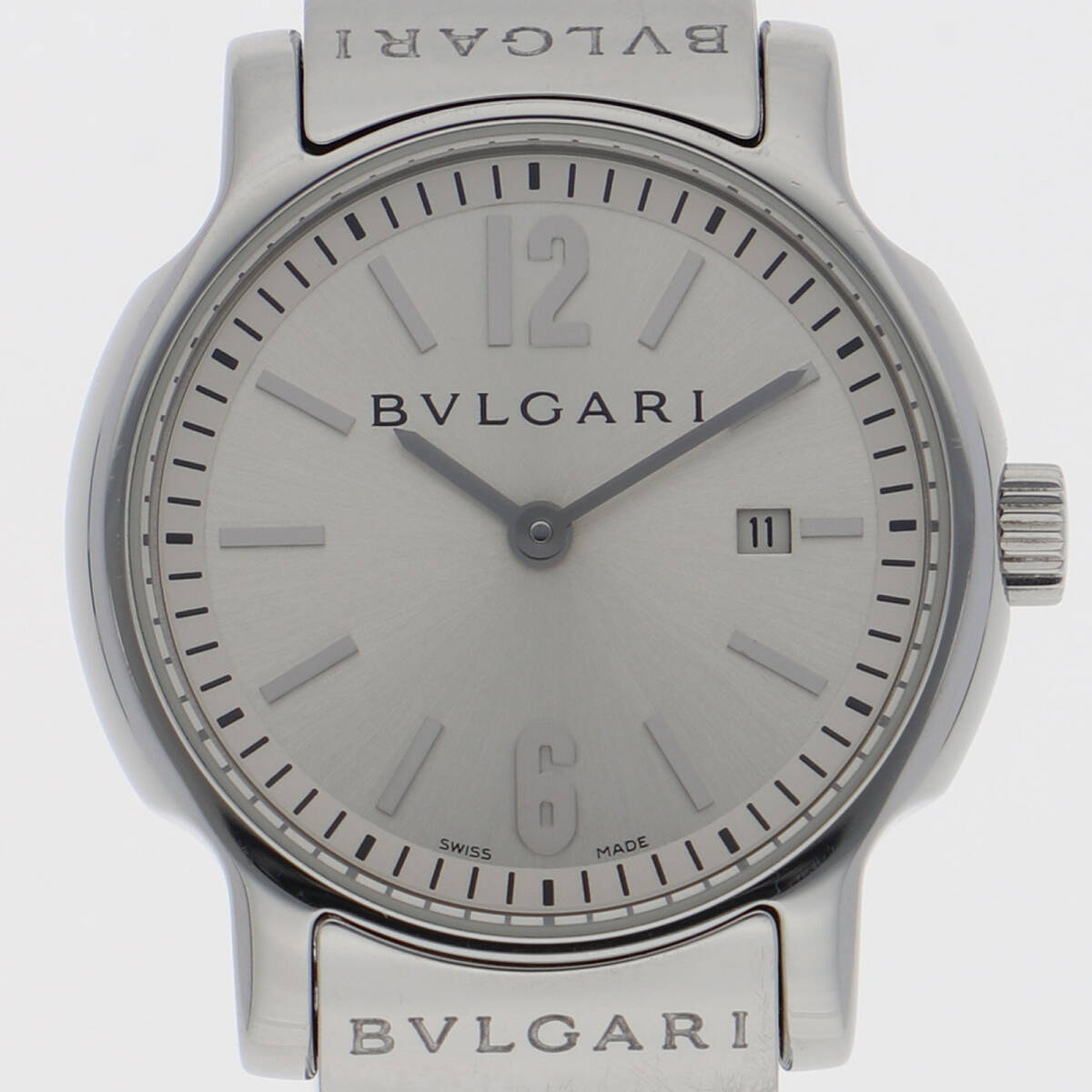 BVLGARI ブルガリ ST29S ソロテンポ シルバーダイヤル SS クオーツ レディース【136508】拍卖