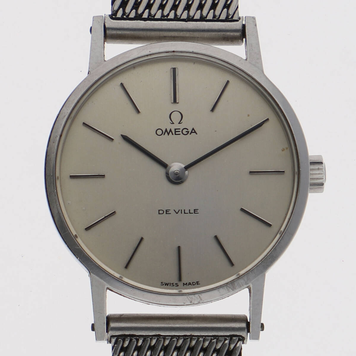 OMEGA オメガ デヴィル シルバーダイヤル SS 手巻き レディース【136650】拍卖