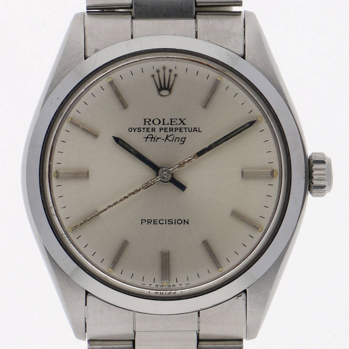 ROLEX ロレックス 5500 エアキング シルバーダイヤル SS 自動巻き メンズ【136500】拍卖