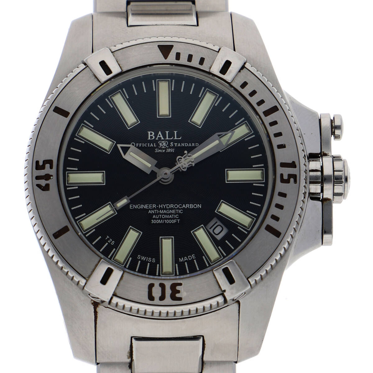 BALLWATCH ボールウォッチ DM1016A エンジニアハイドロカーボン ブラックダイヤル SS 自動巻き メンズ【136674】拍卖