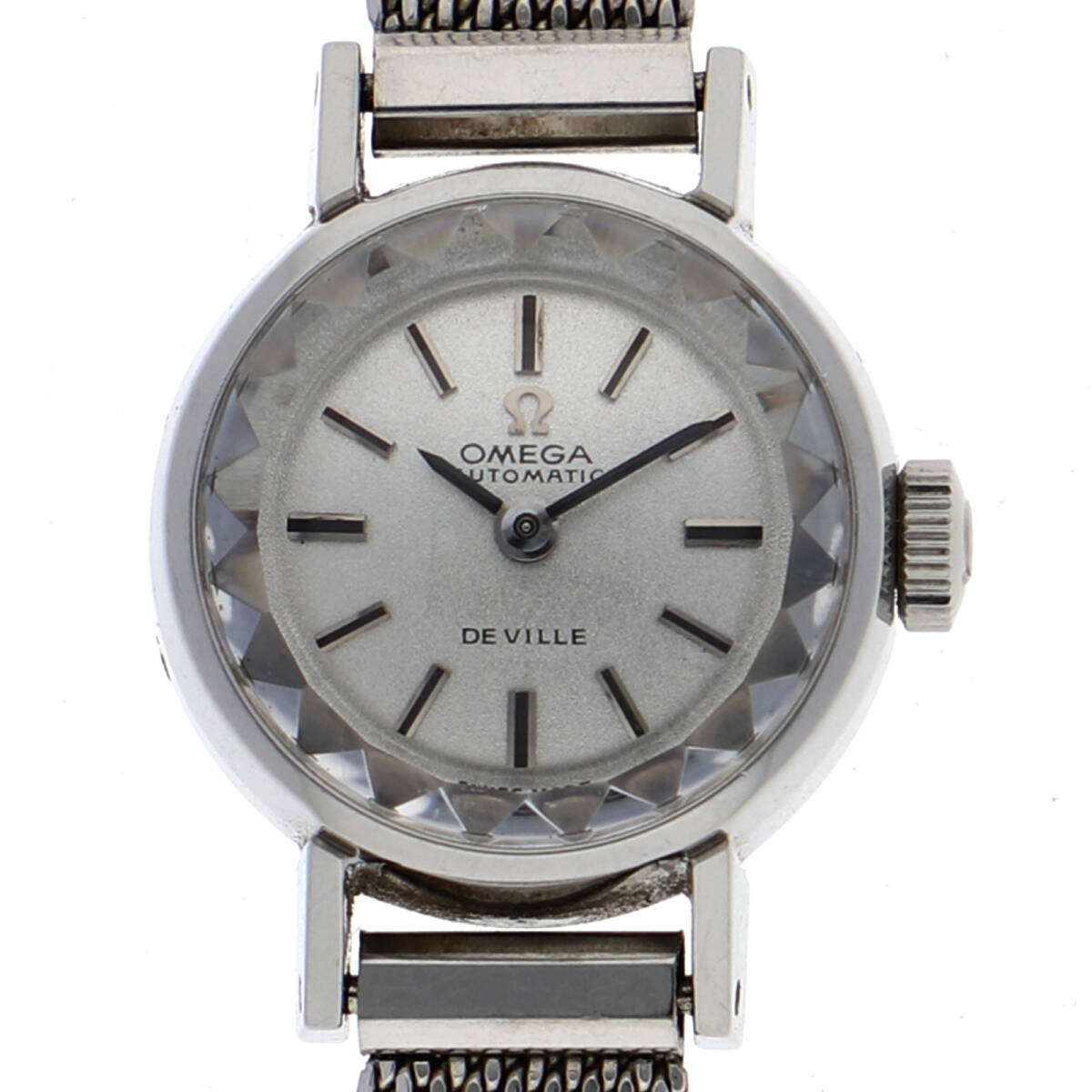 OMEGA オメガ デヴィル シルバーダイヤル SS 手巻き レディース【137228】拍卖