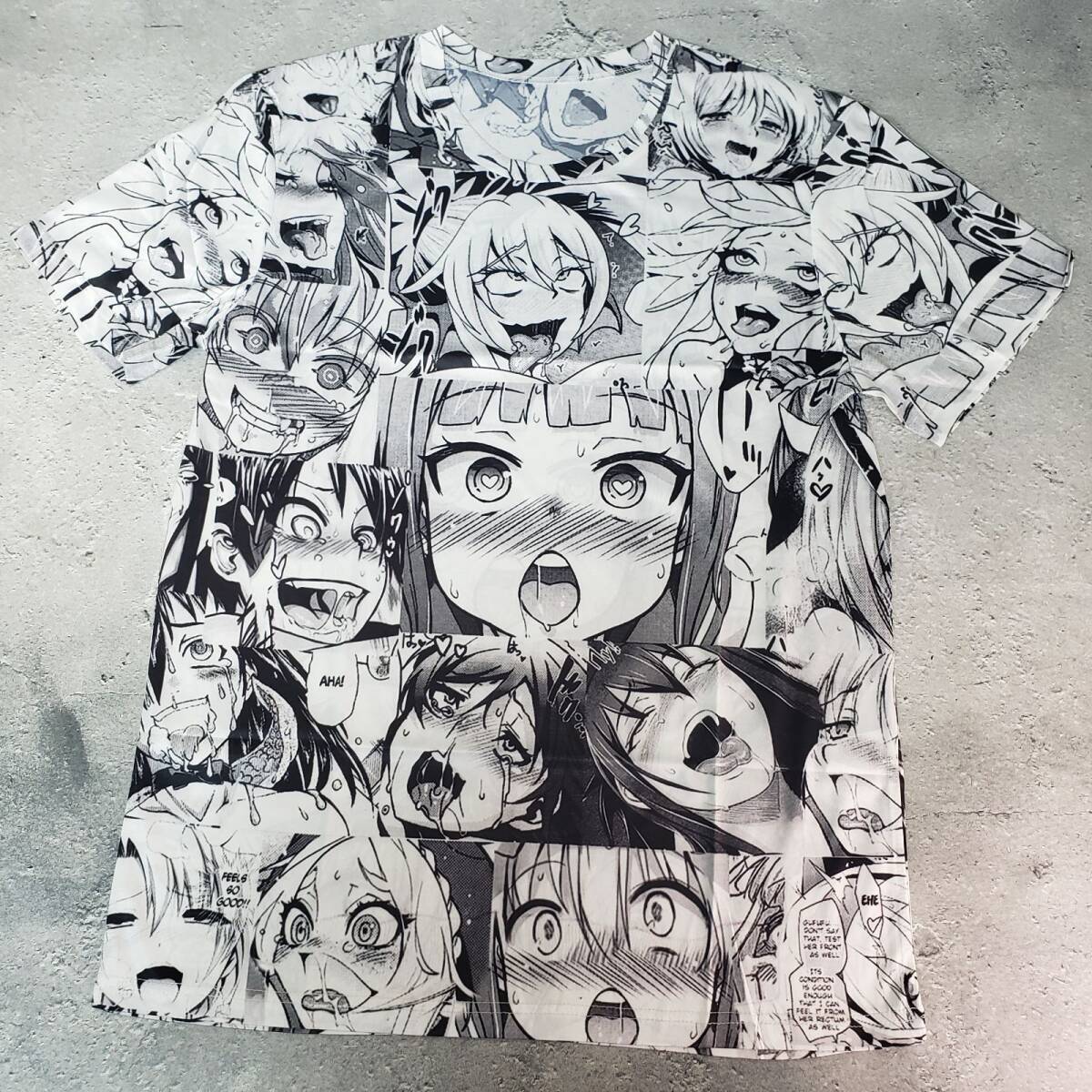 1【新品】 アヘ顔 フルグラフィック Tシャツ Lサイズ アミューズメント用景品拍卖