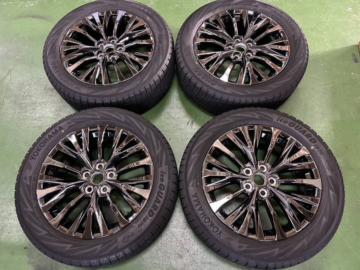40系 ヴェルファイア 純正アルミホイール&スタッドレスタイヤ 4本 中古品 225/55R19 アルファード 拍卖