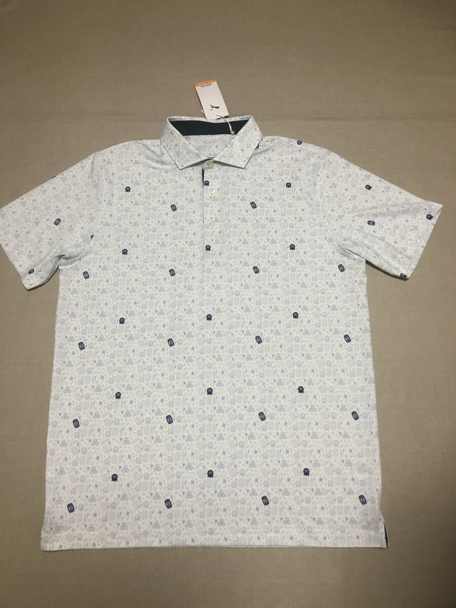 送料無料◆サンプル品◆プーマ ゴルフ MATTR Port ポロシャツ◆(US:M)◆日本サイズ (L) 相当◆633735-02◆PUMA GOLF拍卖