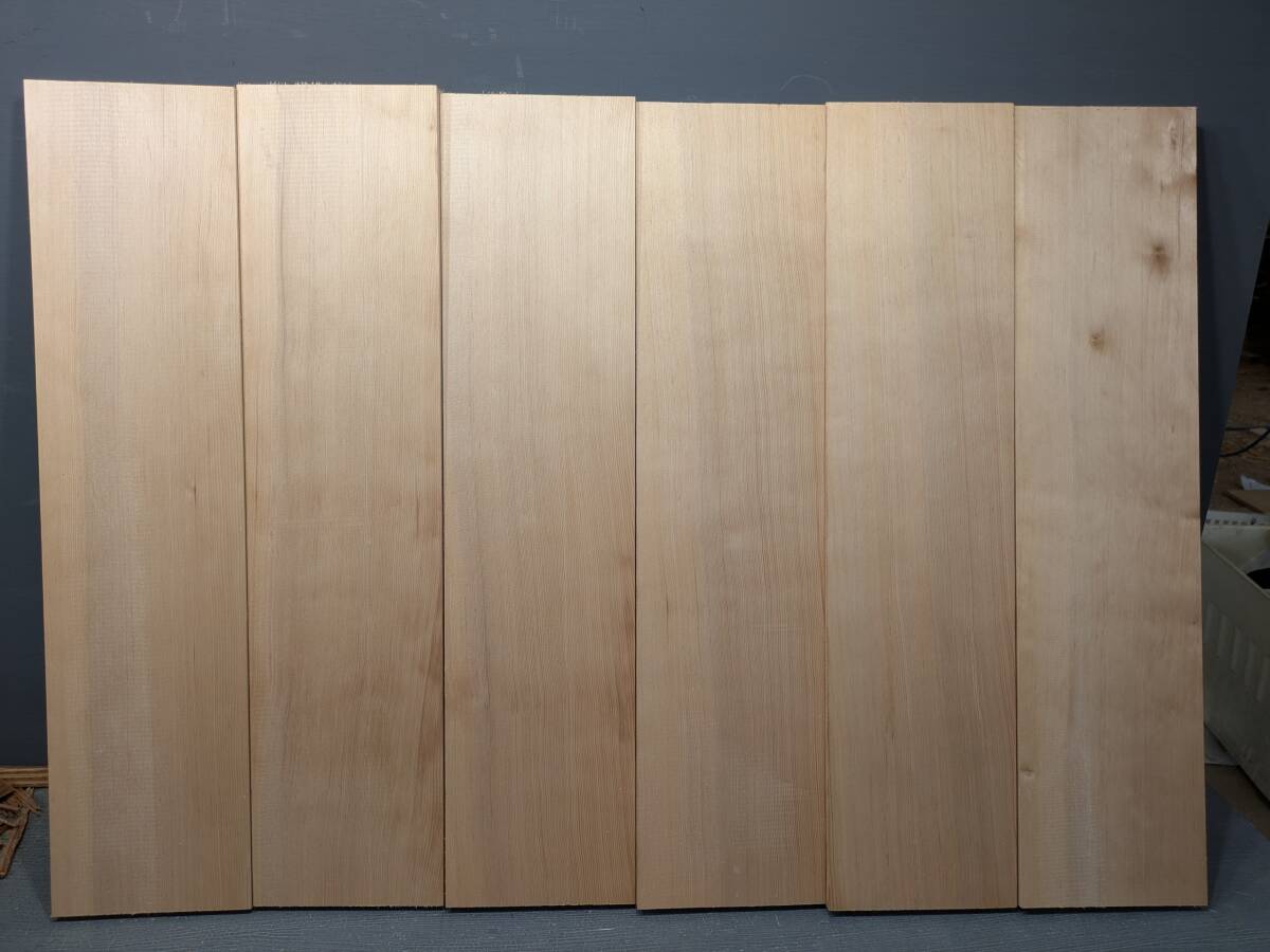 w-476 ピーラー 米松 板材 6枚セット 木工・DIYなどに拍卖