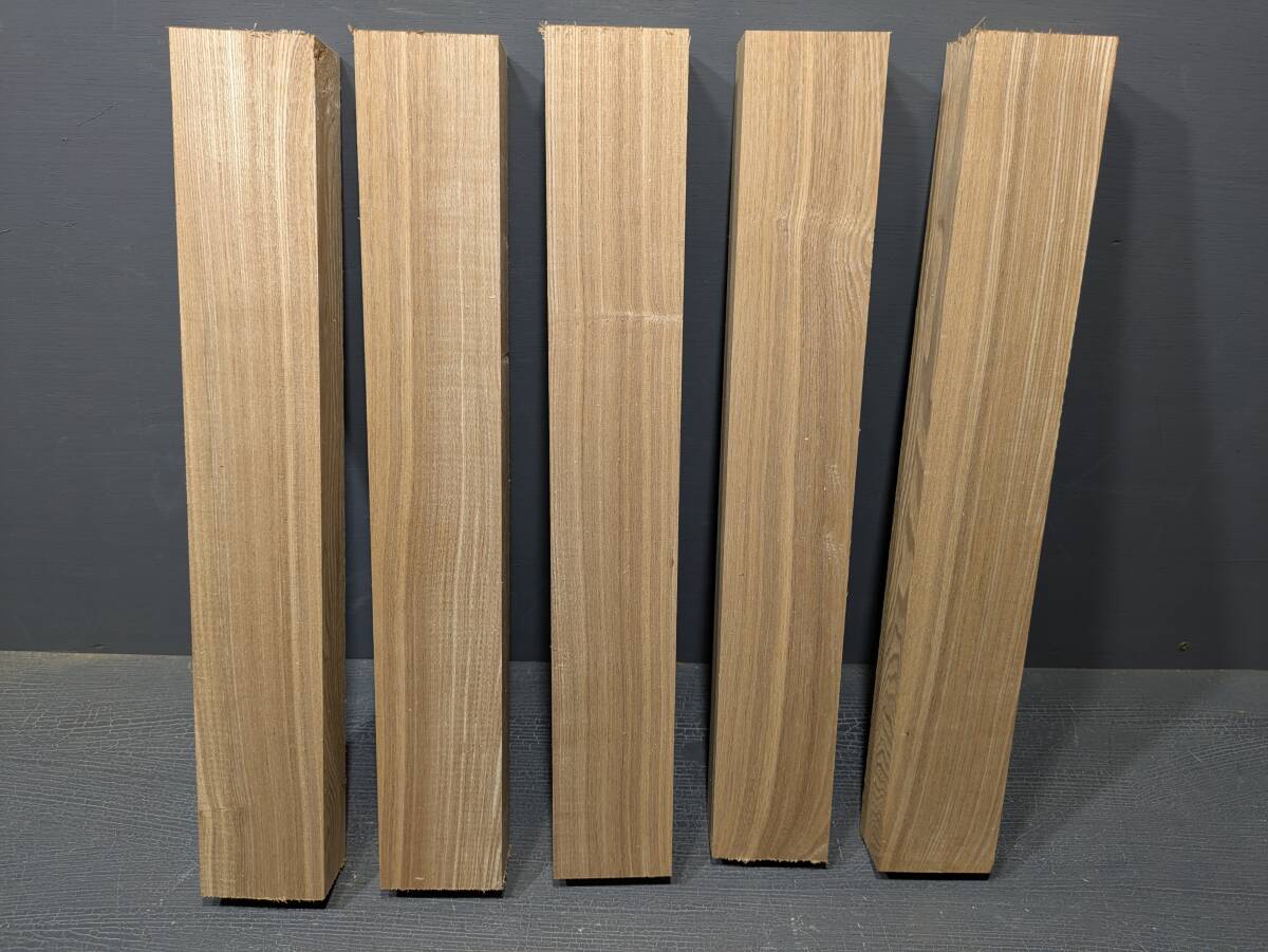 w-465 タモ 角材 5本セット 木工・DIYなどに拍卖
