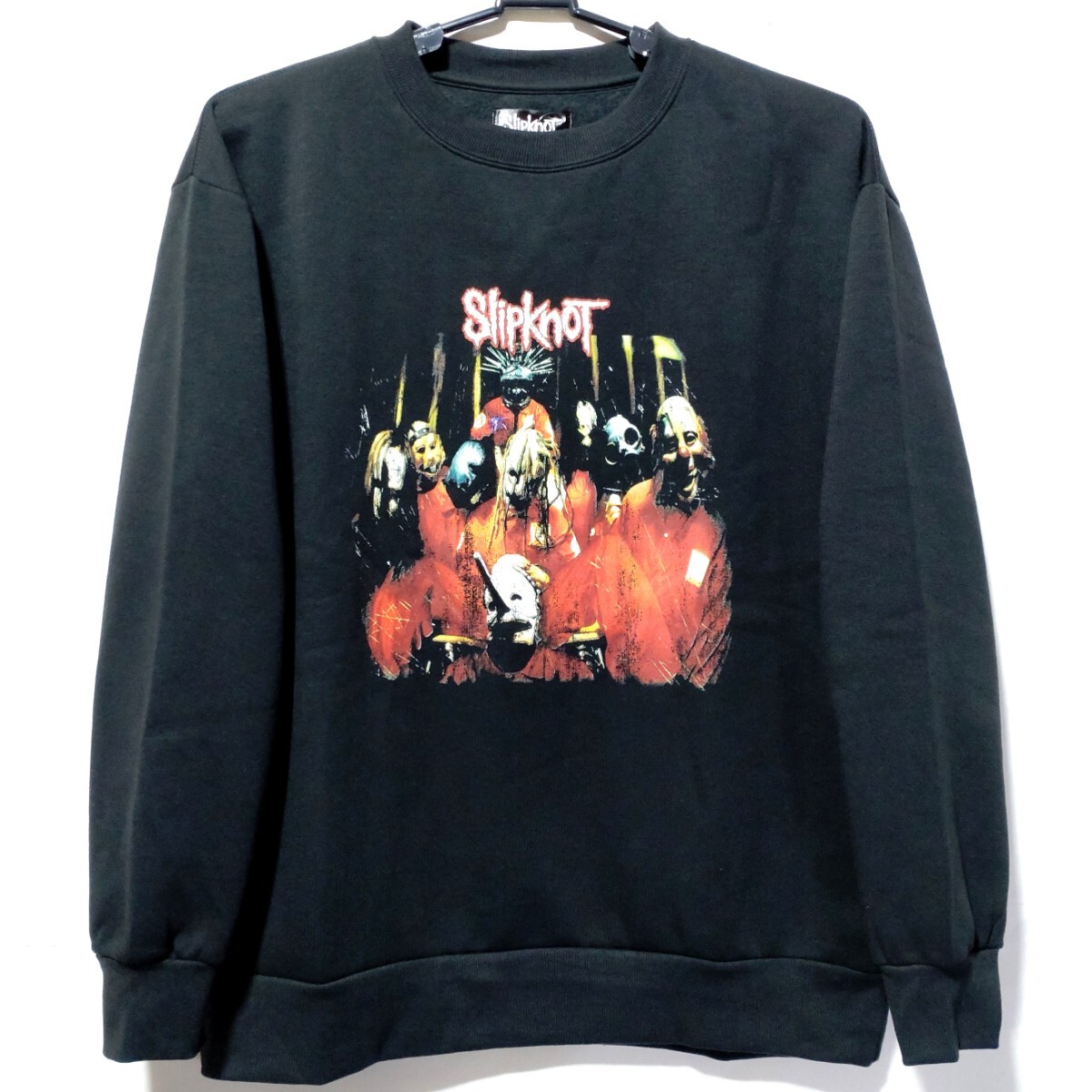 特価/未使用【サイズ=LL(XL)】Slipknot/スリップノット/裏起毛/メンズ/スウェット/トレーナー/ビッグシルエット/胸囲=104~112cm/black拍卖
