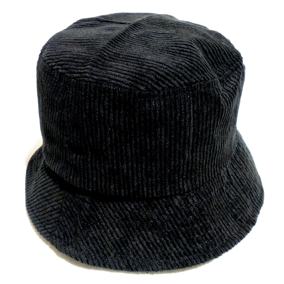 特価/未使用【サイズ=57cmフリー】アメカジ/レディス/コーディロイ/バケットハット/black拍卖