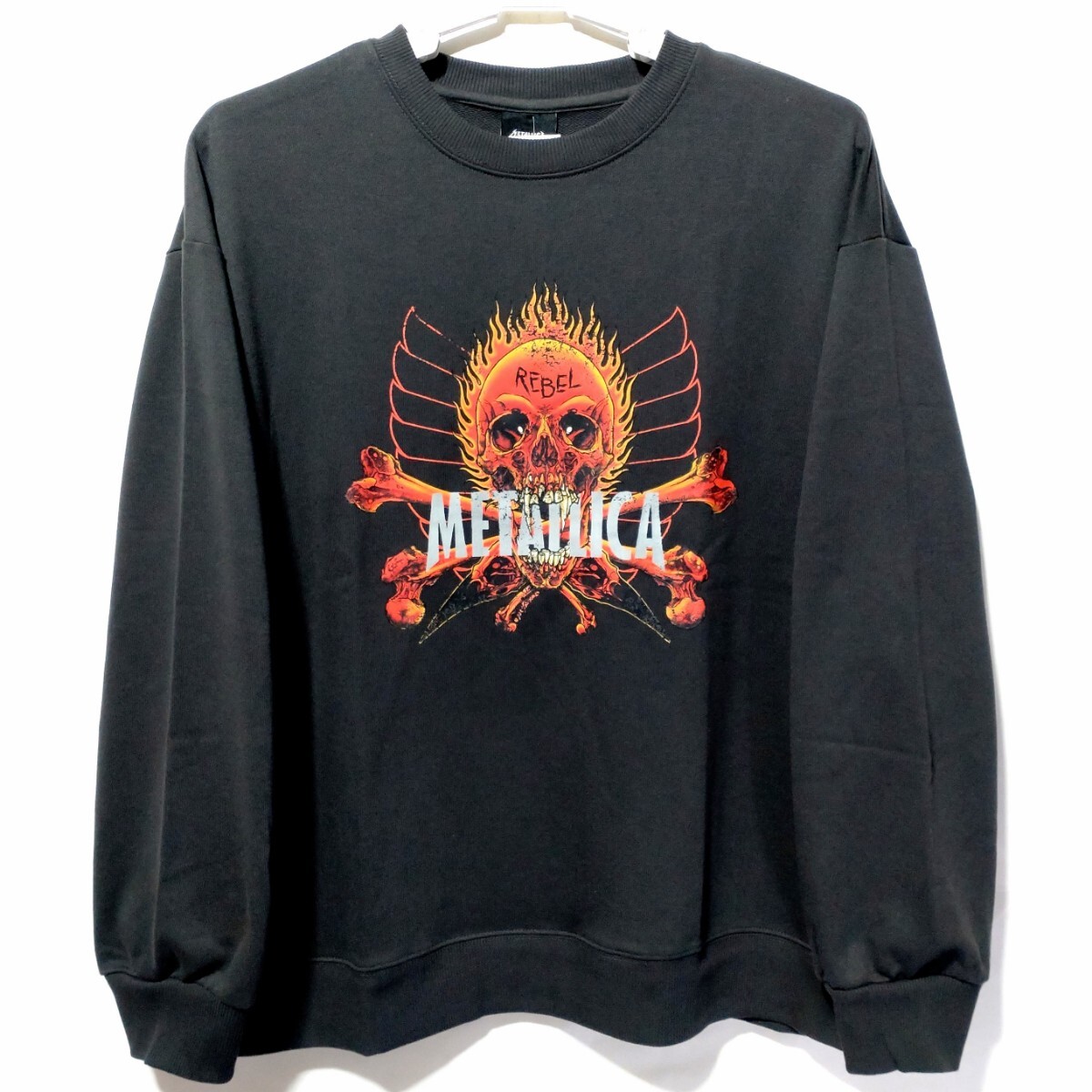 特価/未使用【サイズ=4L(3XL)】METALLICA/メタリカ/裏毛/メンズ/スウェット/トレーナー/ビッグシルエット/胸囲=106~114cm/black拍卖