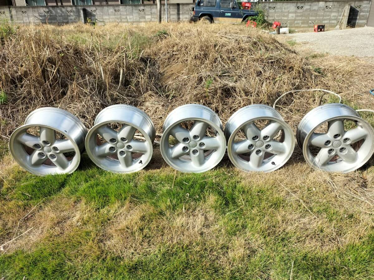 クライスラー ジープ ラングラー TJ サハラ用純正アルミホイール 15インチ PCD114.3 オフセット+31.75拍卖