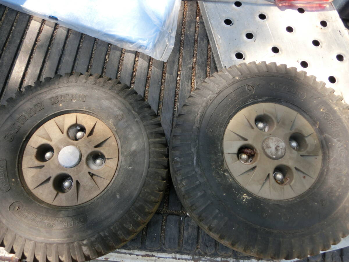 スズキ4輪セニアカー ET4D6 前タイヤⅹ2ヶ拍卖