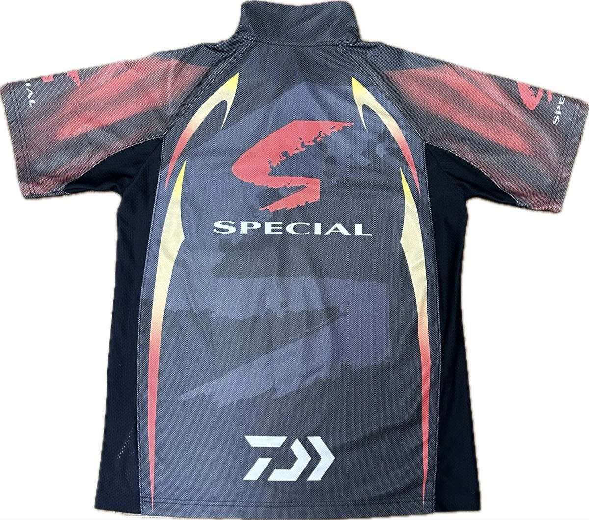 【送料無料】ダイワ DAIWA スペシャル DE-71009 XL アイスドライ ジップアップ半袖メッシュシャツ 鮎シャツ中古品拍卖