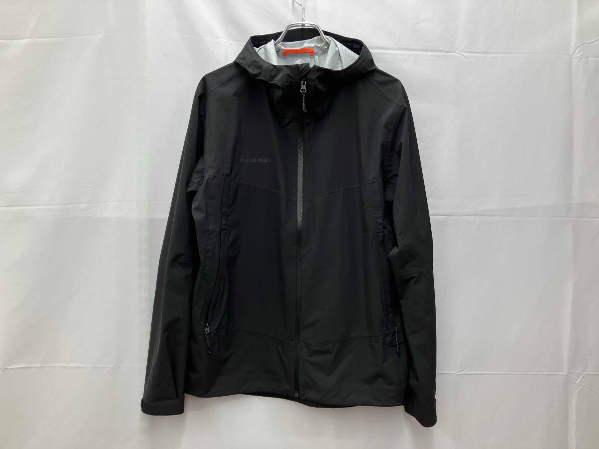 MAMMUT マムート マウンテンパーカー フード付きジャケット 軽量 L ブラック 通年拍卖
